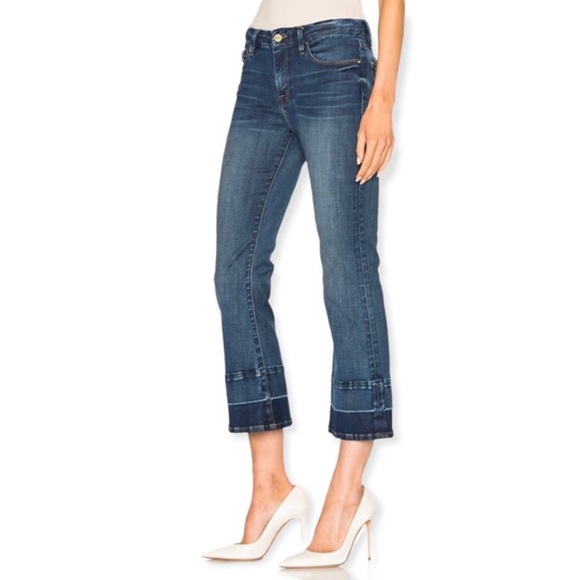 Frame Denim Denim - Frame Le Crop Mini Boot Released Hem Jeans Atlas Wash Size 26 Style: LCMBWRH179